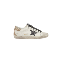 Golden Goose Super-Star Estrella de glitter negro