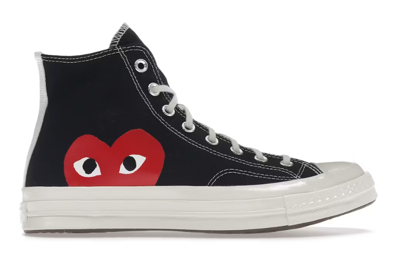 Converse Comme des Garcons PLAY Negro