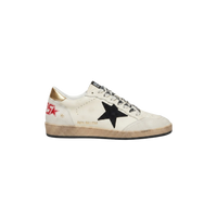 GOLDEN GOOSE BALLSTAR ESTRELLA NEGRA TALÓN DORADO