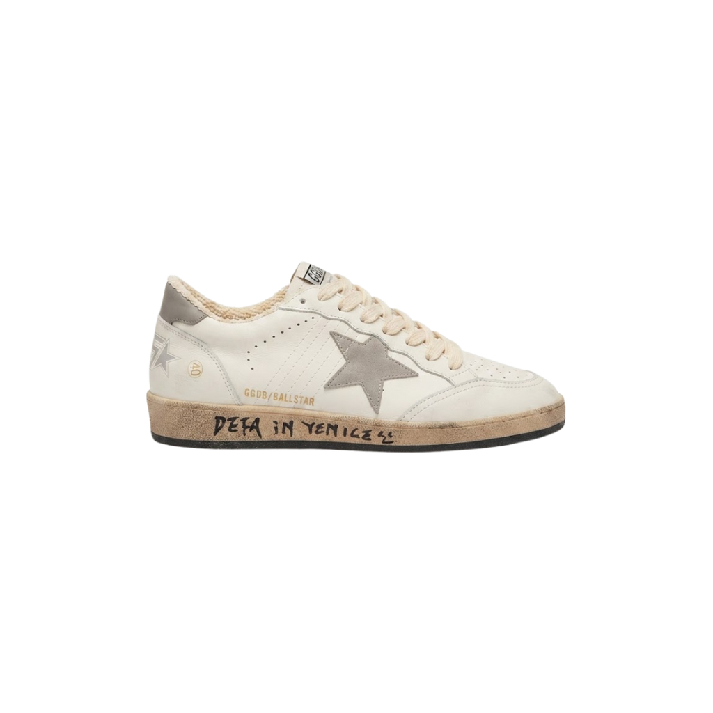 GOLDEN GOOSE BALLSTAR ESTRELLA GRIS PELUCHE INTERIOR