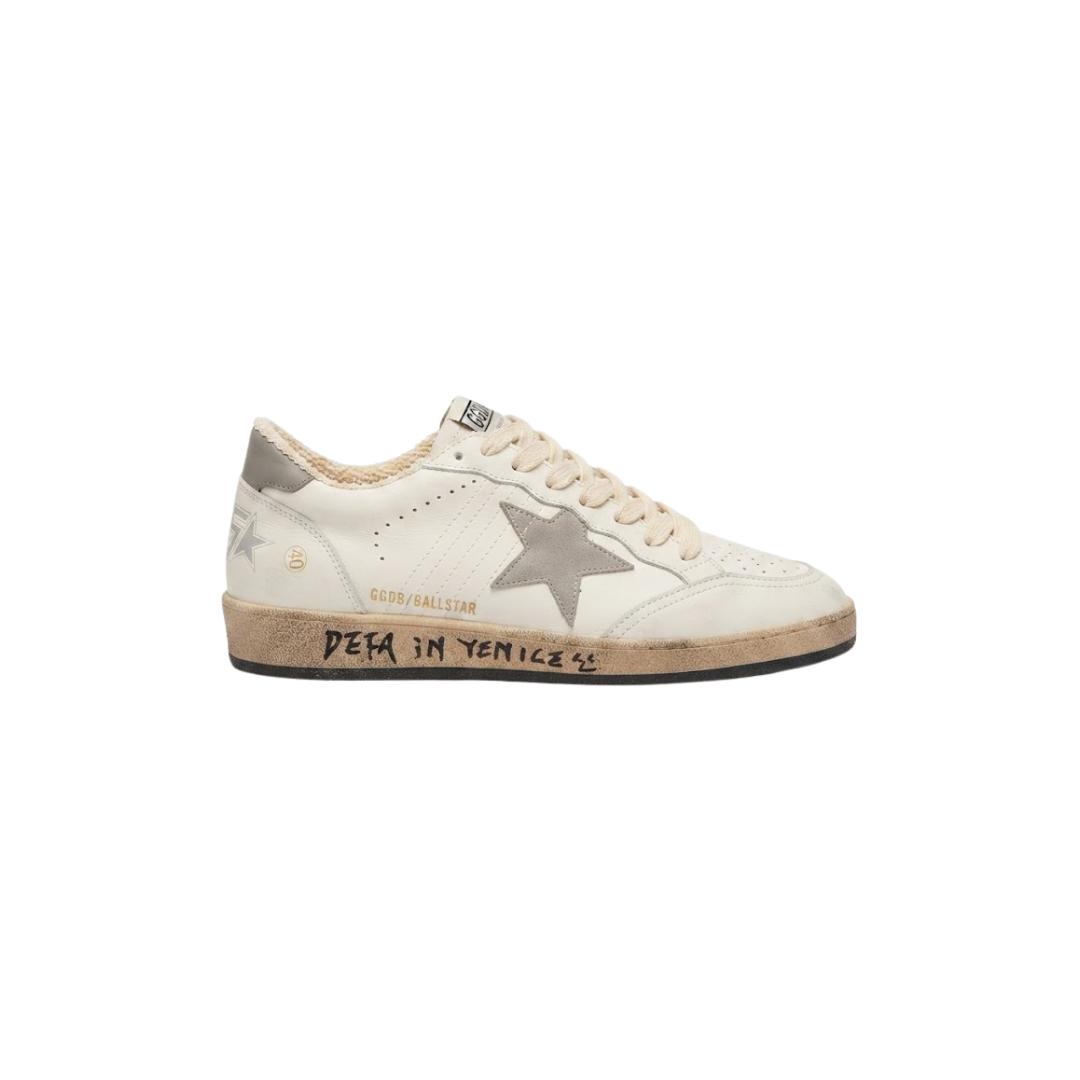 GOLDEN GOOSE BALLSTAR ESTRELLA GRIS PELUCHE INTERIOR