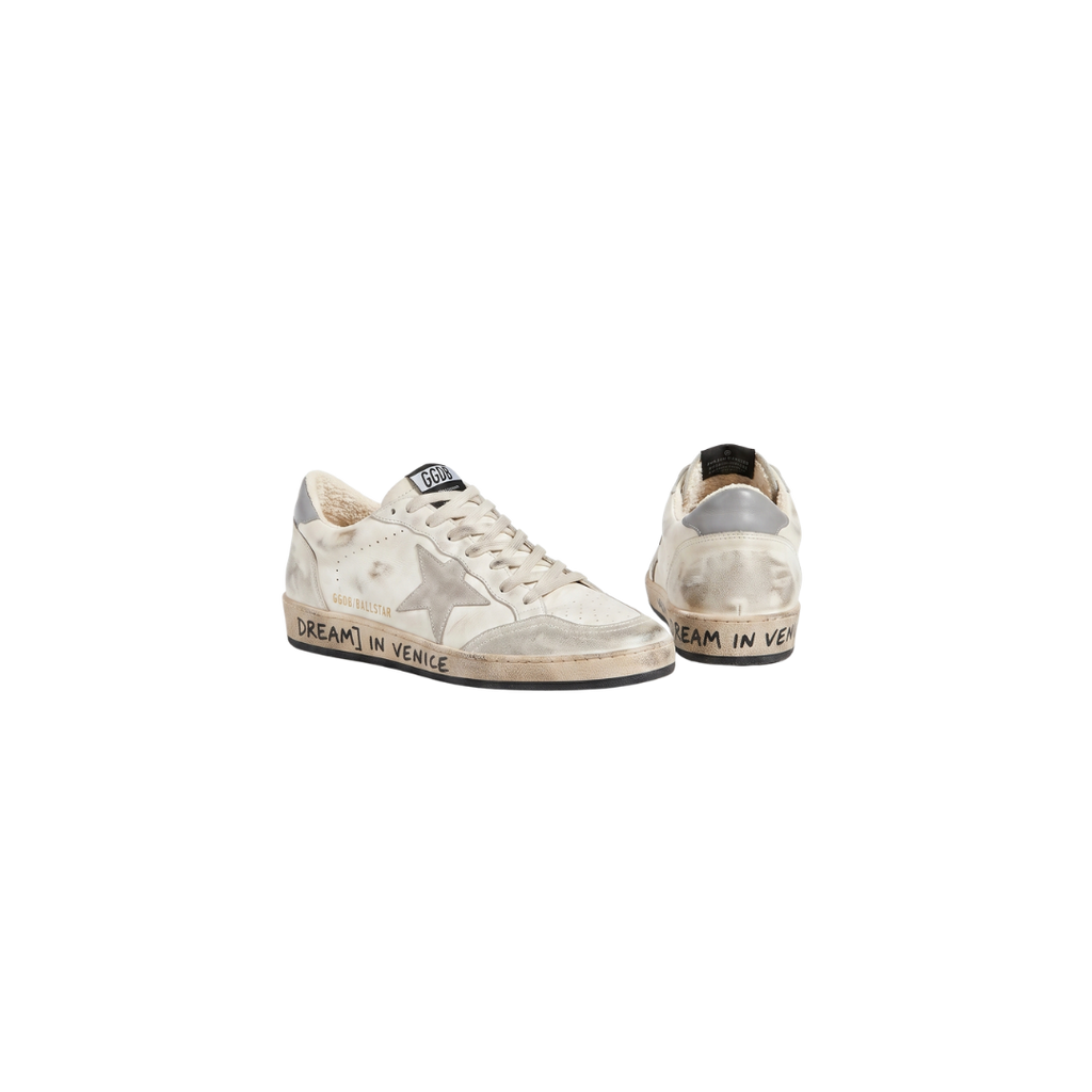 GOLDEN GOOSE BALLSTAR ESTRELLA GRIS PELUCHE INTERIOR