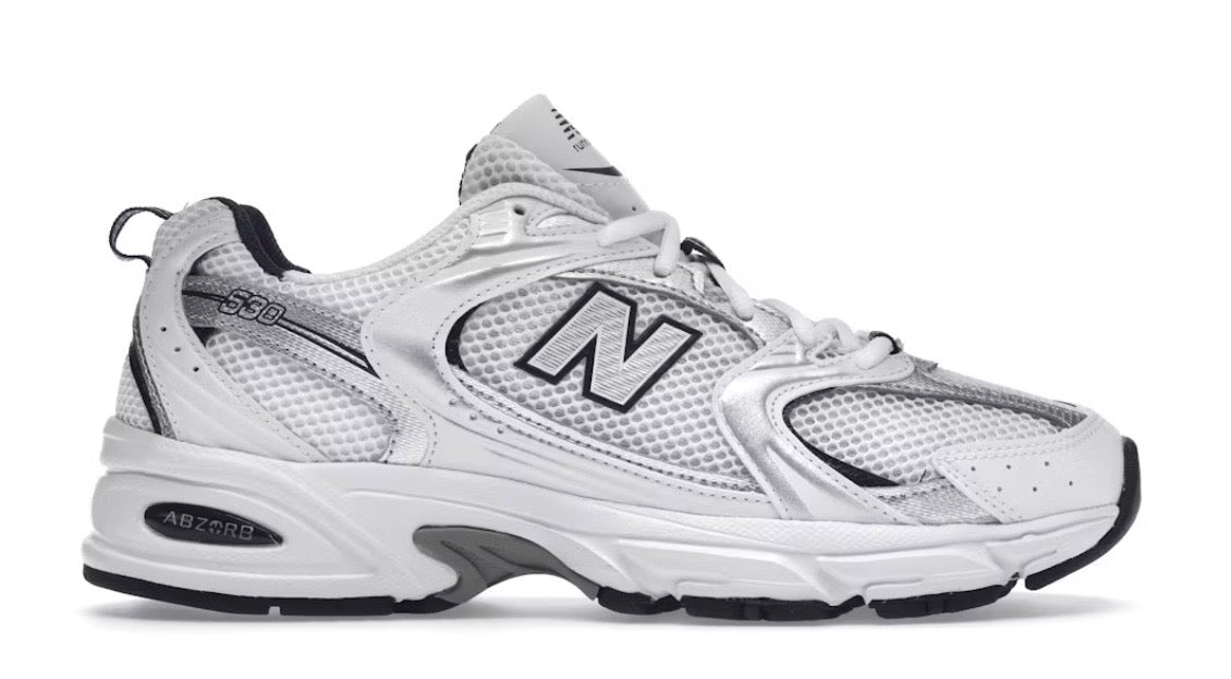 New Balance 530 Blanco con Azul
